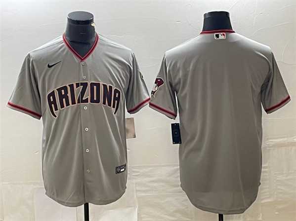 Men%27s Arizona Diamondbacks Blank Gray Cool Base Stitched Baseball Jersey->arizona diamondbacks->MLB Jersey